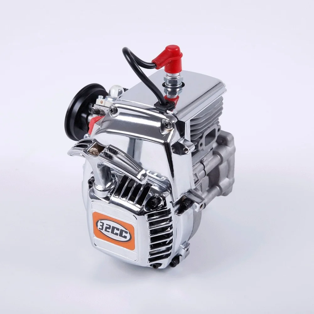 4 болта 32cc хромированный двигатель (Walbro 1107 карбюратор и NGK Свеча зажигания)