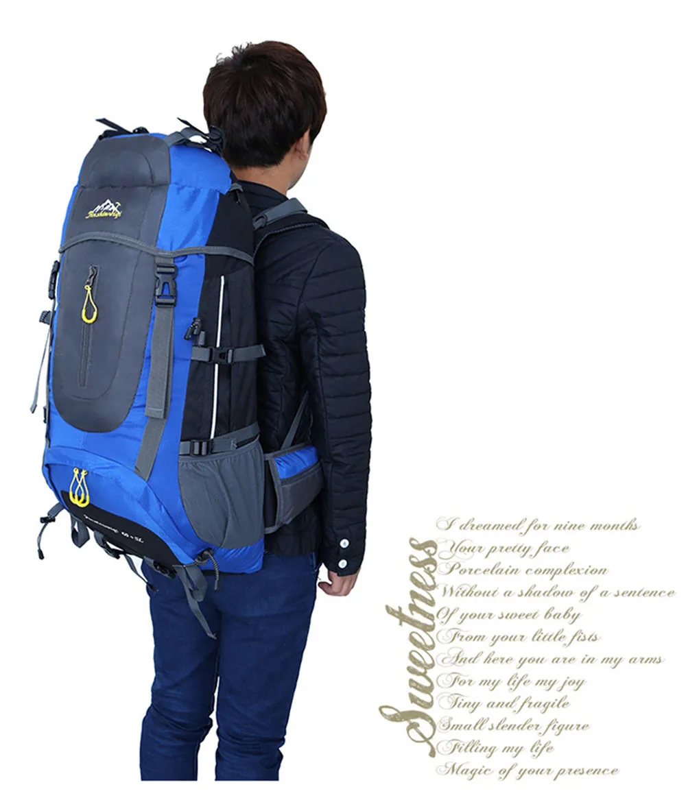 Уличные походные рюкзаки 60 л водонепроницаемый дорожный тактический рюкзак для