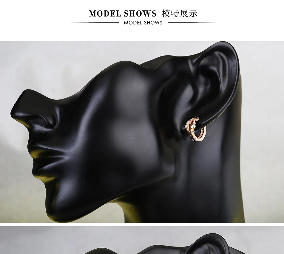 Женские серьги гвоздики с фианитом серебряного цвета|colorful stud earings|fashion earringsstud