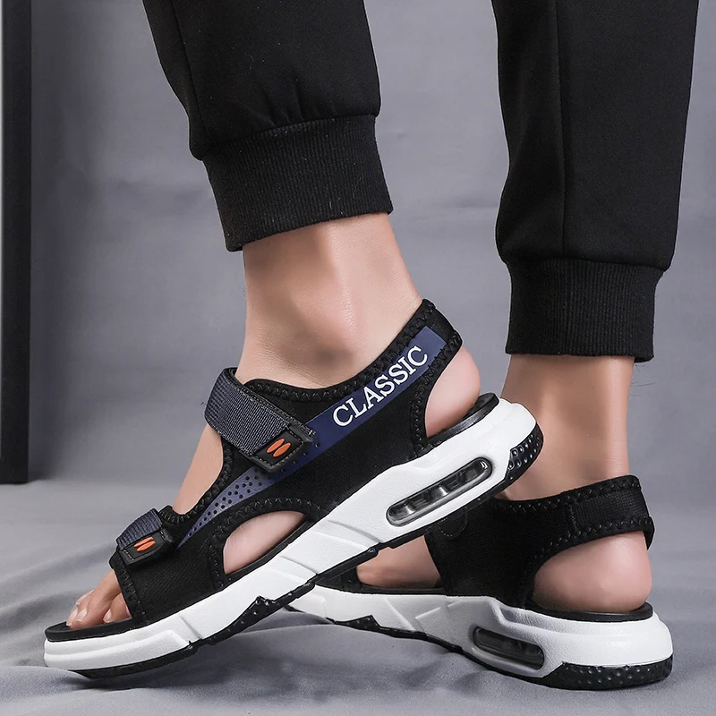 

Mens Sandals Comfort Mens Sandles Rubber Sandals Men Sandalias Hombre Gladiator Sandal Shoe Homens Men's Size 44 Luxury