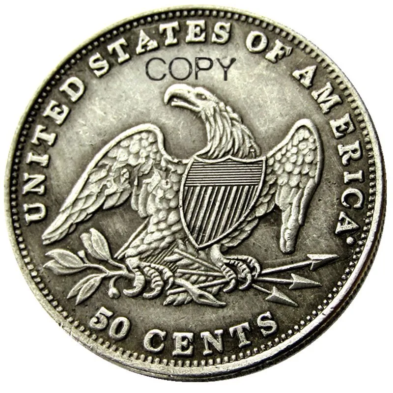 США 1807-1839 17 шт. закрытый бюст половина доллара посеребренные копировальные