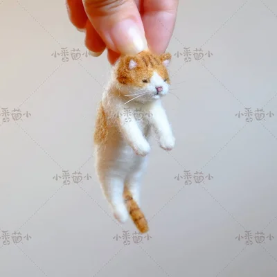 1 Шерстяная фетровая посылка для начинающих животных, ежик, кошка, собака, Шиба-ину, панда, кролик - Цвет: 1