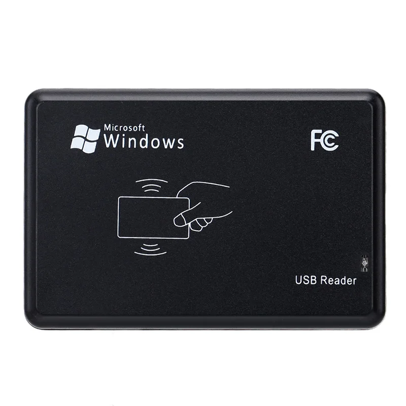 Высокочувствительный считыватель смарт-карт USB2.0 125 кГц NFC RFID копировальный