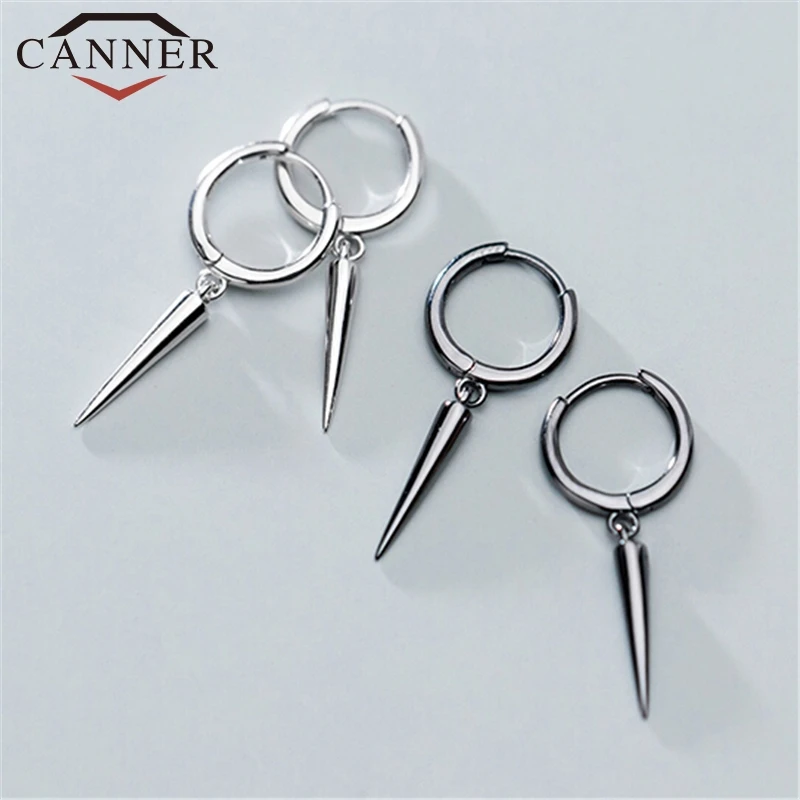 Женские маленькие серьги кольца из стерлингового серебра 925 пробы в Корейском