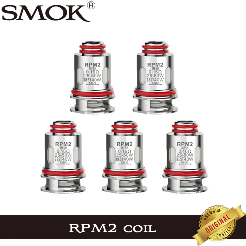 5 шт. SMOK RPM2 Mesh 0.16ohm катушка RPM 2 DC 0.25ohm MTL для электронной сигареты Nord 4 IPX 80 Vape G-Priv