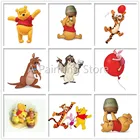 DIY алмазная живопись Disney мф Винни-Пуха и поросенок тигр, костюм с принтом тигра, Yiyier Lightning квадратныйкруглый Алмазная мозаика домашнего декора подарки для детей