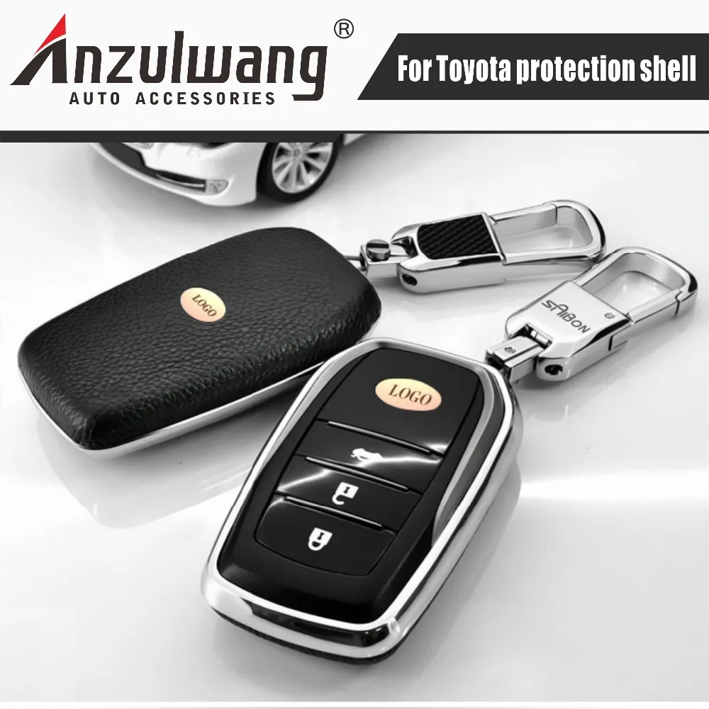 2017 Новый автомобильный чехол для ключей Toyota Prado Reiz Corolla Camry|key case for car|car key shell casecar