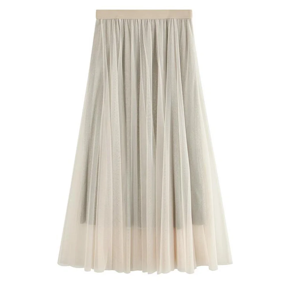 Женская бархатная юбка винтажная Сексуальная Тюлевая длиной до щиколотки