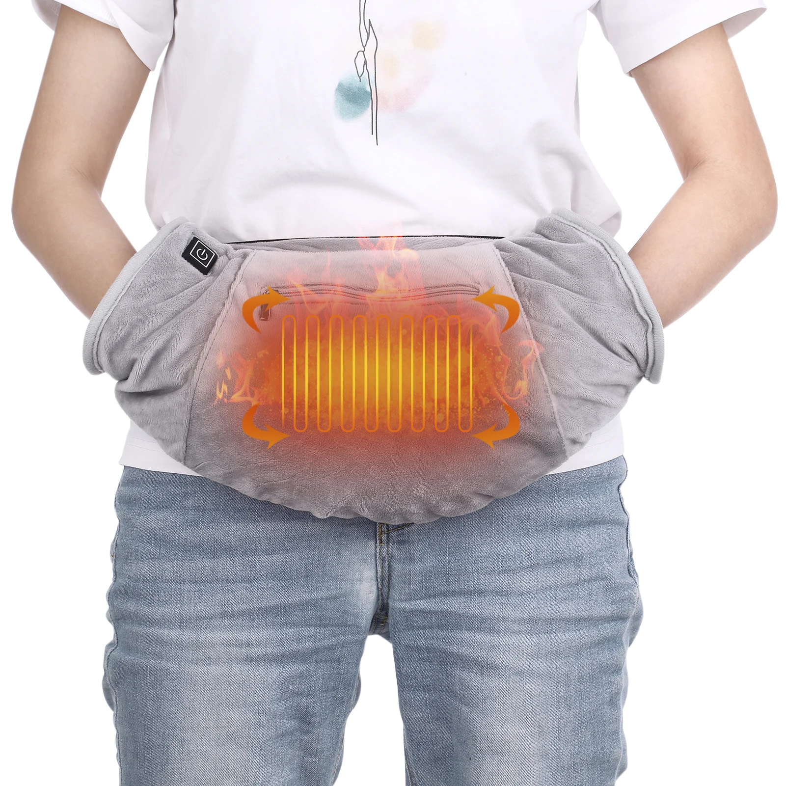 Грелка для рук с электрическим подогревом муфта холодной погоды термоперчатка