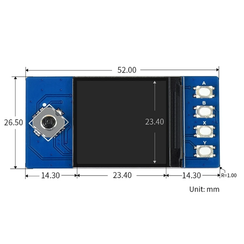 N84B 1.3Inch LCD Display IPS Screen Module Expansion Board 65K RGB Colored 240X240 Compatible with Pi Pico | Компьютеры и офис
