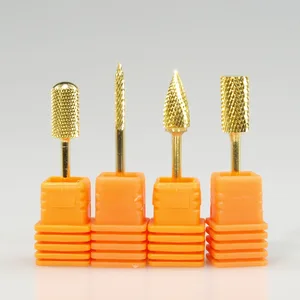 Профессиональная дрель для ногтей Easy Nail 332 дюйма, насадка из карбида золота для электрической пилки для ногтей, лидер продаж, высокое качество