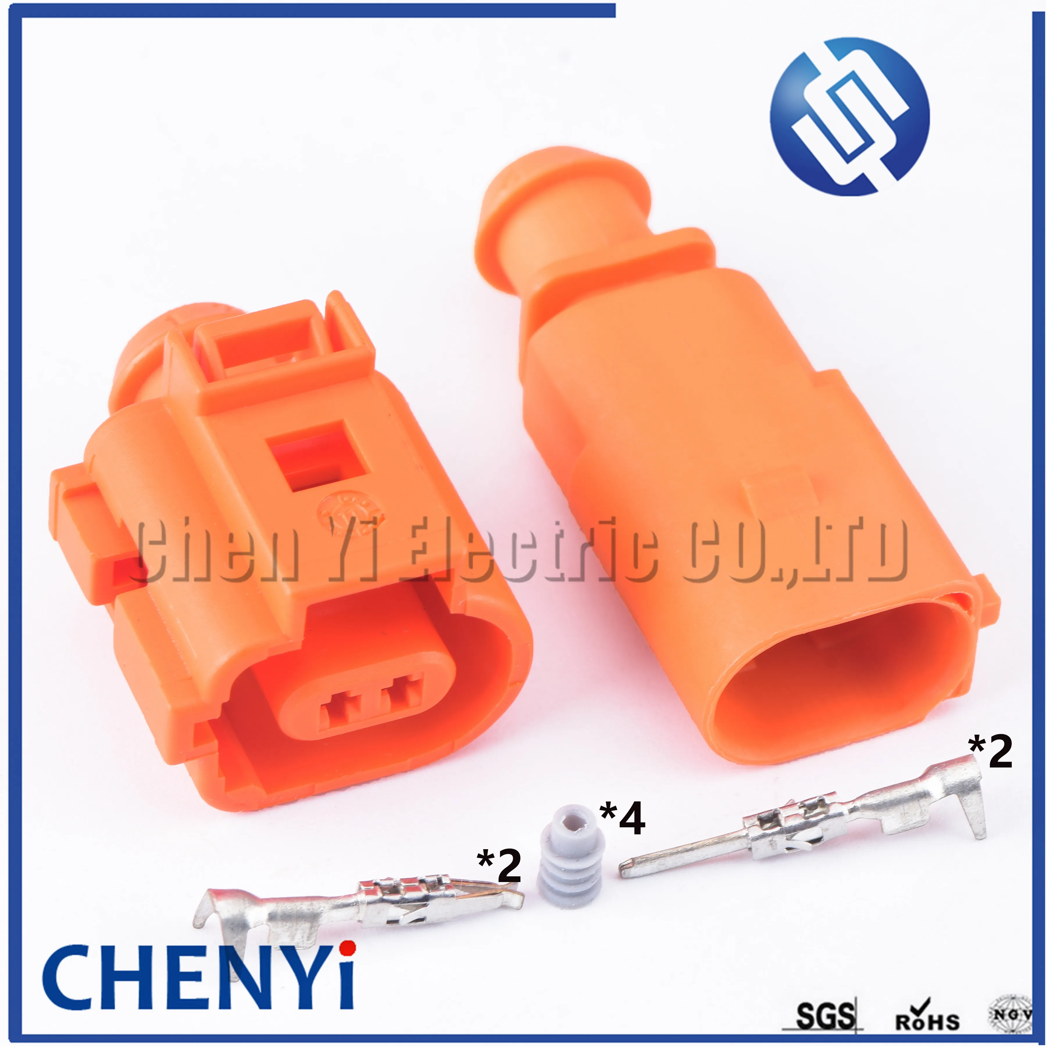 

2 Pin 1.5 series Auto waterproof connector Keyless entry antenna module plug 1J0 973 702C 1J0973702C 1J0 973 702 C 1J0973802