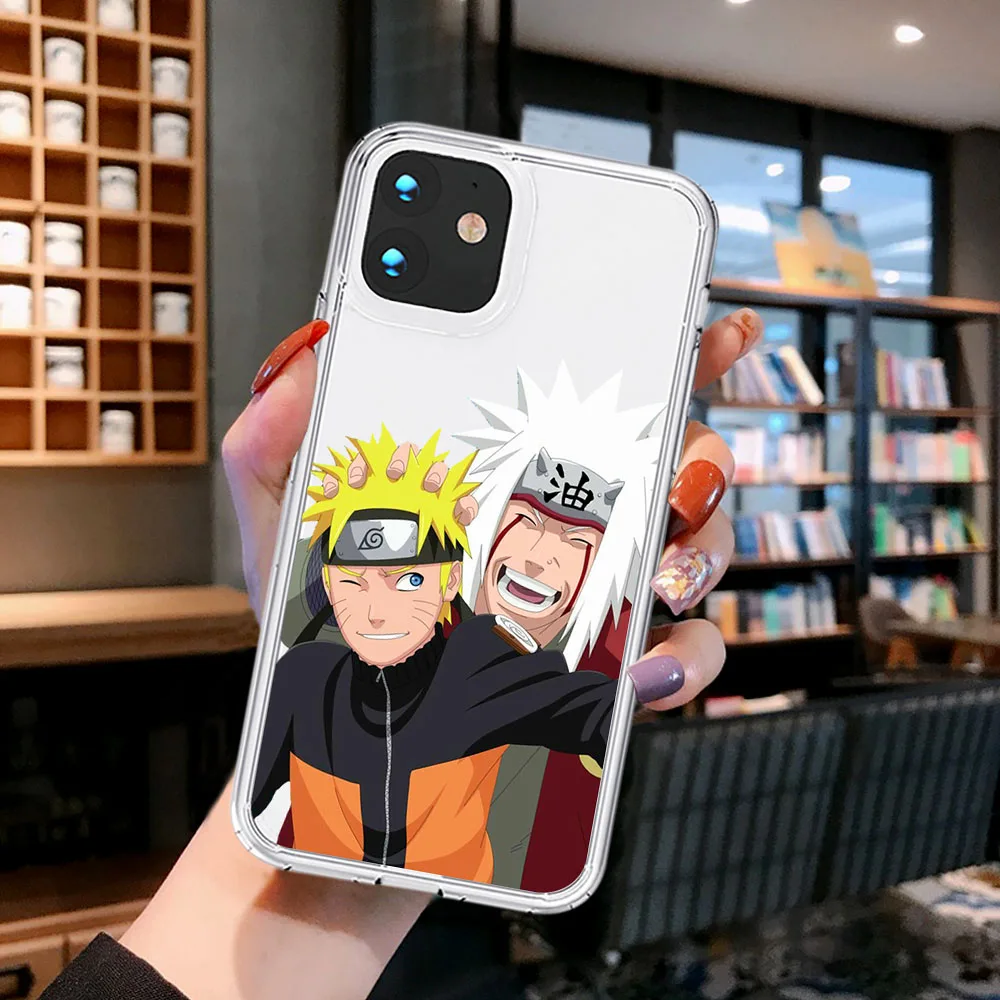 

Japan Anime Naruto Sasuke Uzumaki kakashi Soft TPU Clear Case For iPhone 11 12 Pro Max 8 7 6 6S Plus XR X XS Max SE 2020 Cover