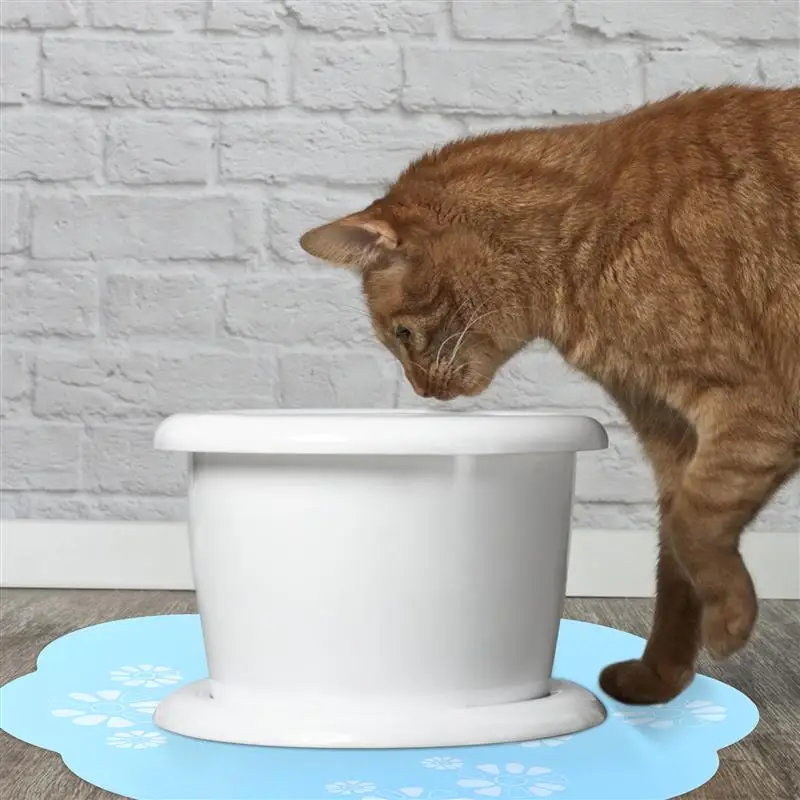 Коврик для фонтана 34 см милая подставка еды с цветами Настольный