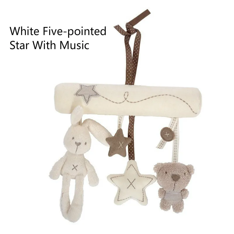 Симпатичные детские погремушки на коляску подвесные игрушки в форме кролика