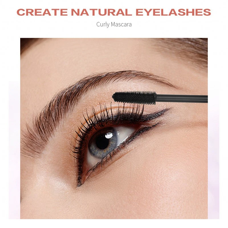 4D шелковое волокно Тушь объемное наращивание ресниц косметика