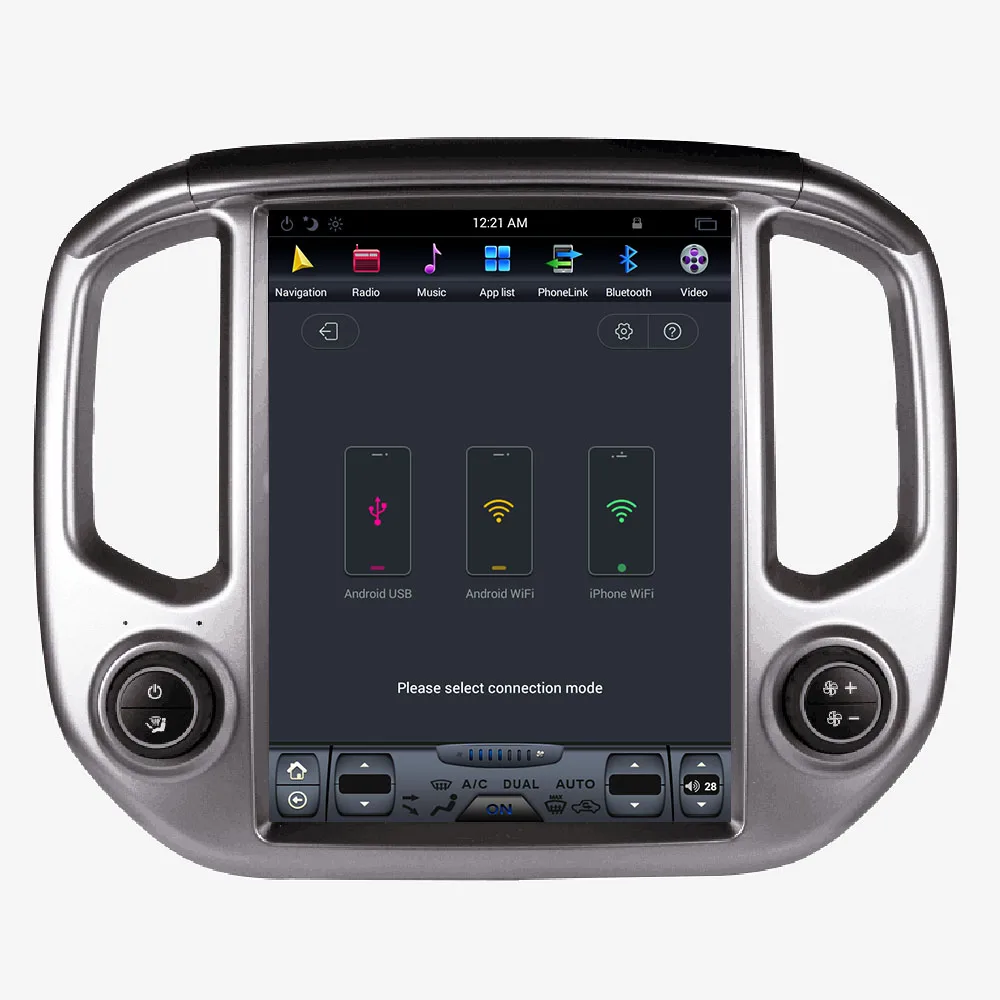 KiriNavi вертикальный экран Tesla стиль 1 Din Android 9 0 автомобильное радио для Chevrolet Colorado GMC