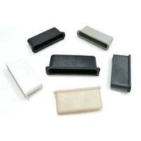 50pcs plastic or white bed slat end caps holders replacement for holding and securing wooden slats bed base black