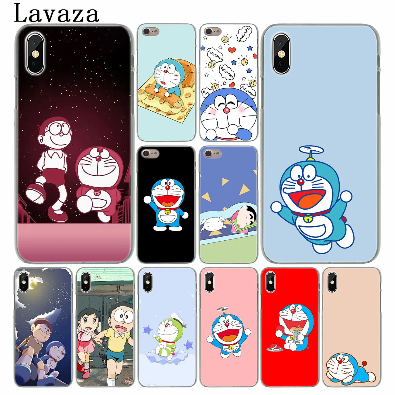 Lavaza Doraemon аниме жесткий чехол для телефона iPhone XR XS X 11 Pro Max 10 7 8 6S 5 5S SE 4S 4