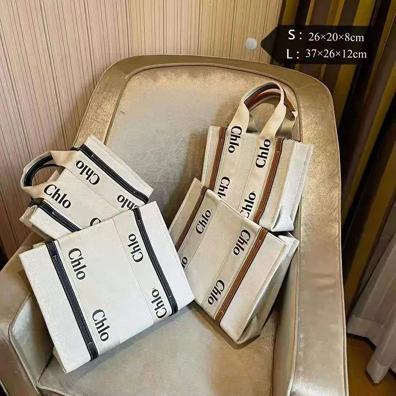 

Purses and Handbags Luxury Designer Women Bags 2021 New Canvas Letter Tote Bag Striped Shoulder Bag Large Capacity Women Handbag