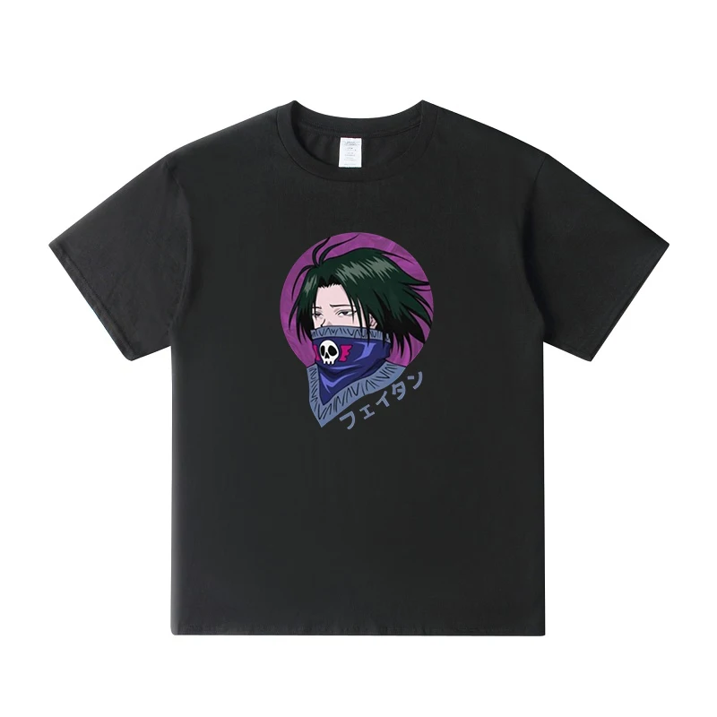 

T-Shirt Voor Mannen Zachte Katoenen T-Shirt Awesome Manga T-Shirt Korte Mouwen Hunter X Hunter Tee Tops Ingericht Kleding