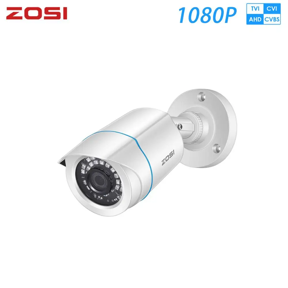 

ZOSI HD 1080P 2 МП AHD аналоговая камера видеонаблюдения с водонепроницаемой для наружного видеонаблюдения ИК Ночное Видение уличная