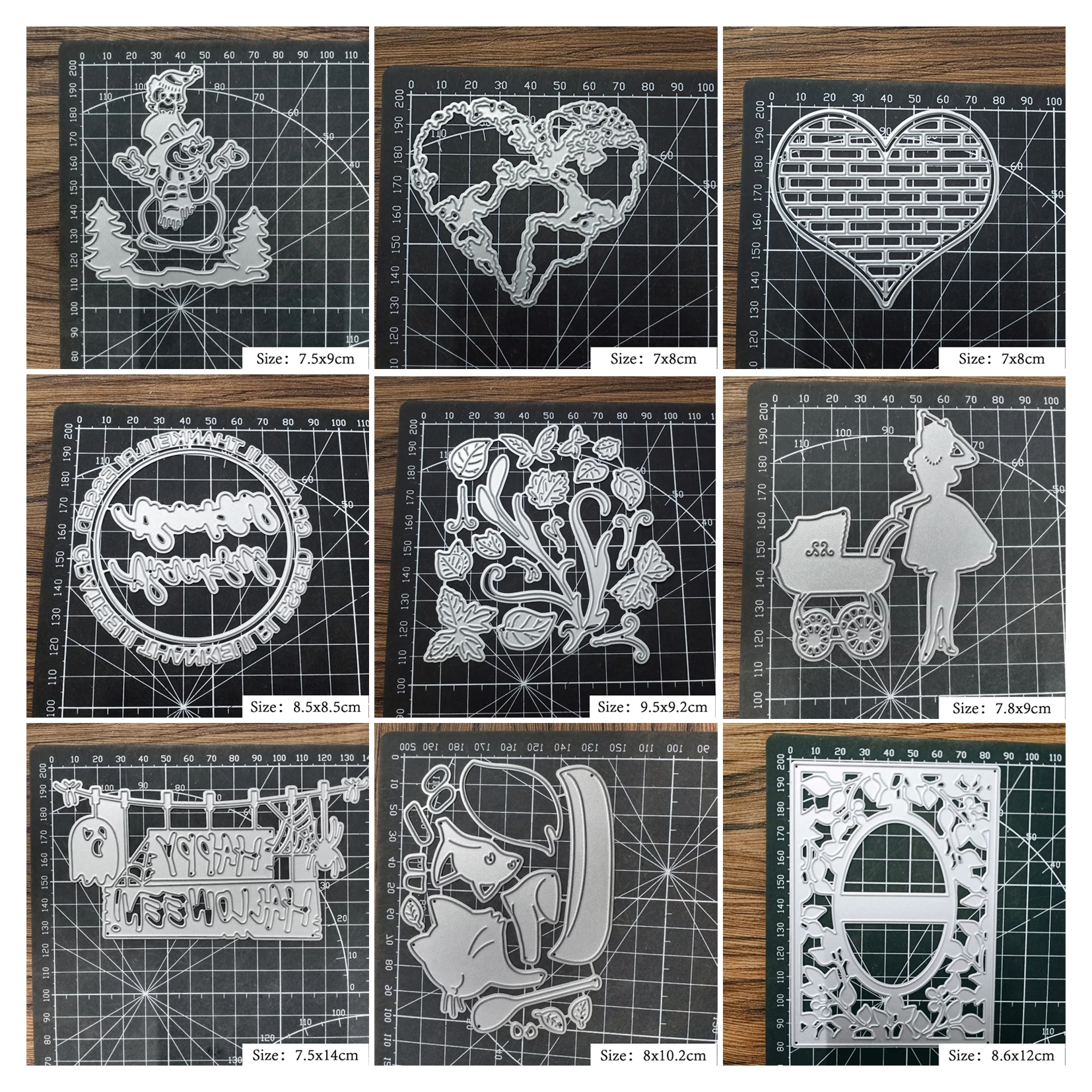 

Snowflake/pattern/character, etc.Cutting Dies For Scrapbooking Card Making Photo Album Silicone Stamp DIY Decorative Crafts