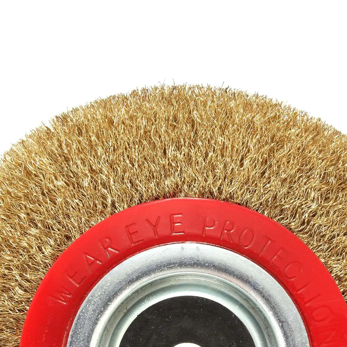 5/6/8 Inch Steel Flat Wire Wheel Brush 1PCS with 10pcs Adaptor Rings for Bench Grinder Polish Metal Polishing Grinding | Инструменты