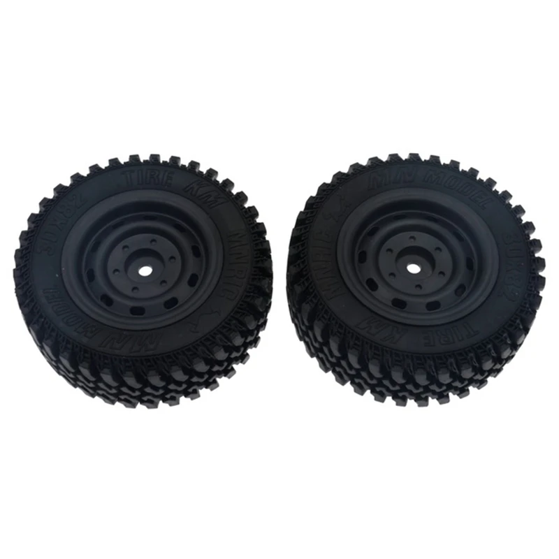 

4Pcs Rubber Wheel Tire Tyre Set for MN86 1/12 RC Car DIY Upgrade Spare Parts Accessories