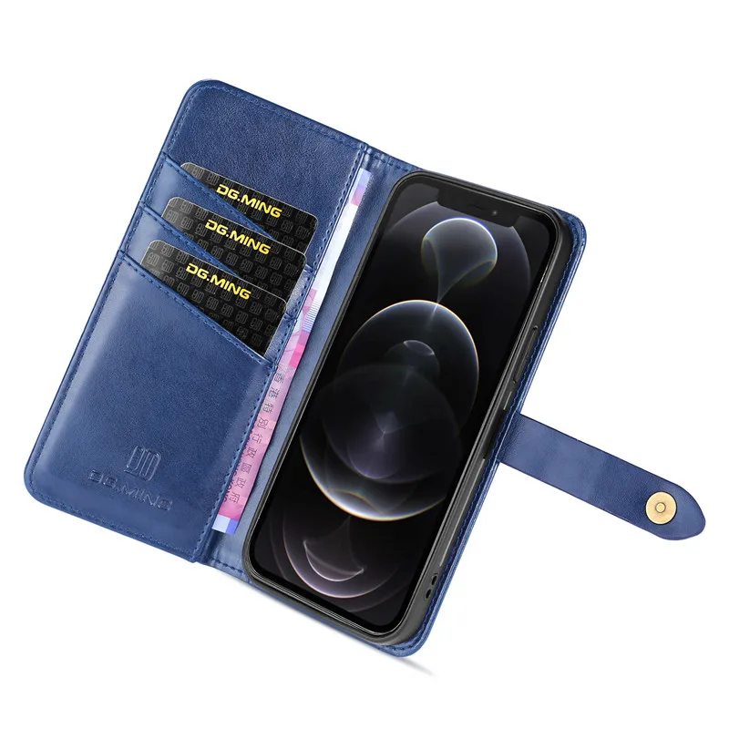 flip cover wallet card slot leather kickstand for apple iphone 12 pro max mini case 5g shockproof phone case coque fundas luxury free global shipping