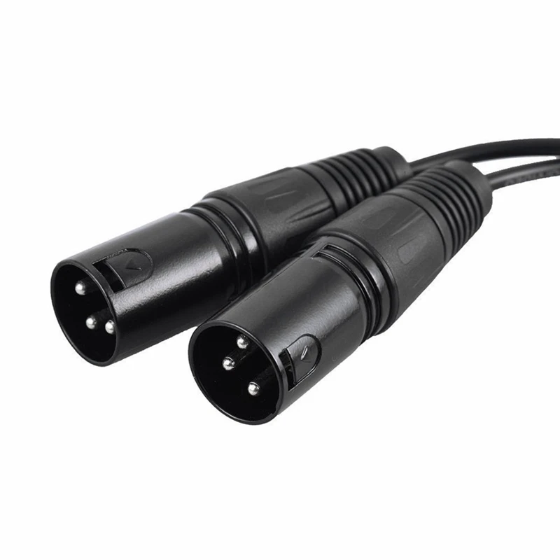 

Audio Cable 1/8Inch Mini Jack 3.5mm to Dual XLR 3 Pin Male/Female Balanced Audio Cables For Speakers Sound Consoles Amplifier