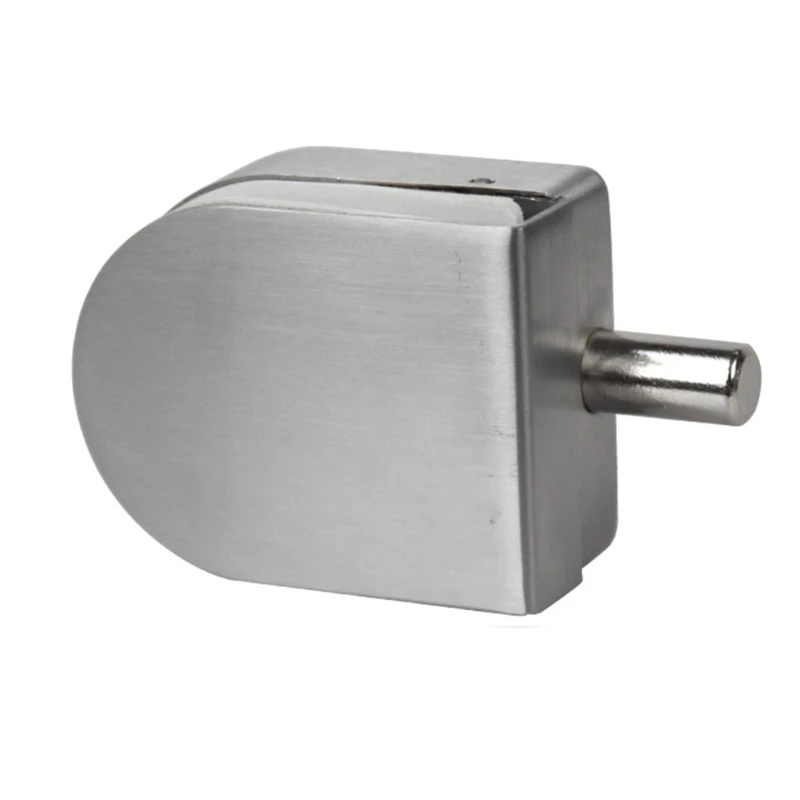 Стеклянный дверной замок из нержавеющей стали напольный с защелкой заземляющий