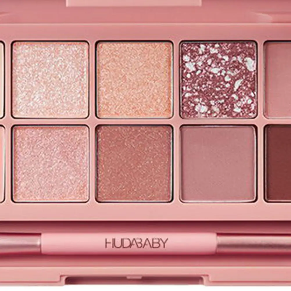 Палитра теней для век 10 цветов стойкая водостойкая косметика корейская