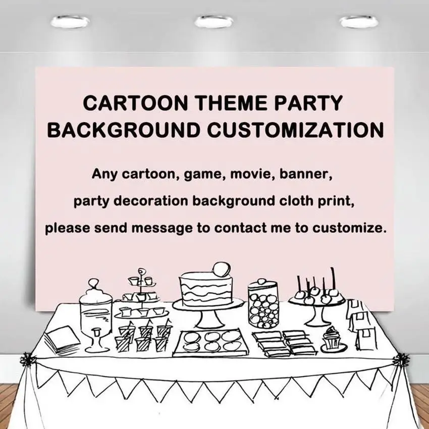 

Painting Tool Animation Back To School Portrait Photography Background Vinyl Backdrop Blue Photocall Studio Props