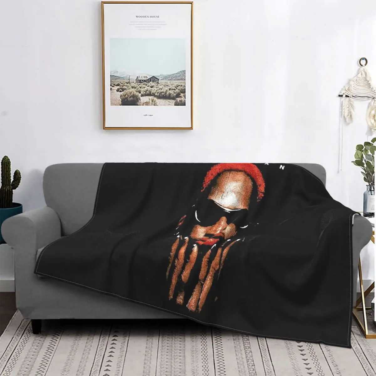 Ретро шорты Dennis Rodman с текстильной отделкой из хлопка Черные Для мужчин S 5Xl