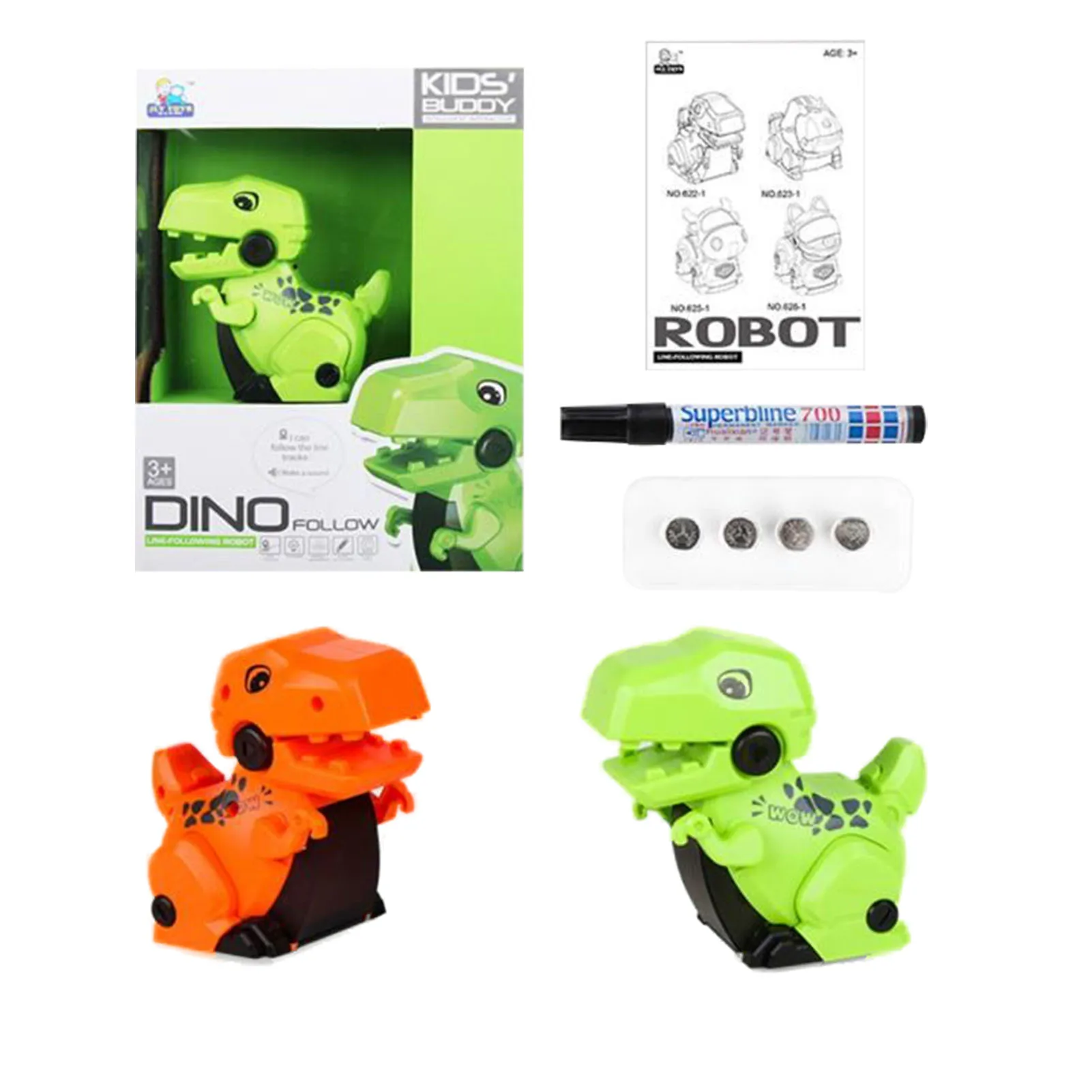 

Electronic Dinosaur Watch Toy Smart Dinosaur Toy With Light Sound RC Programming Mode Toy Welcome Dropshipping