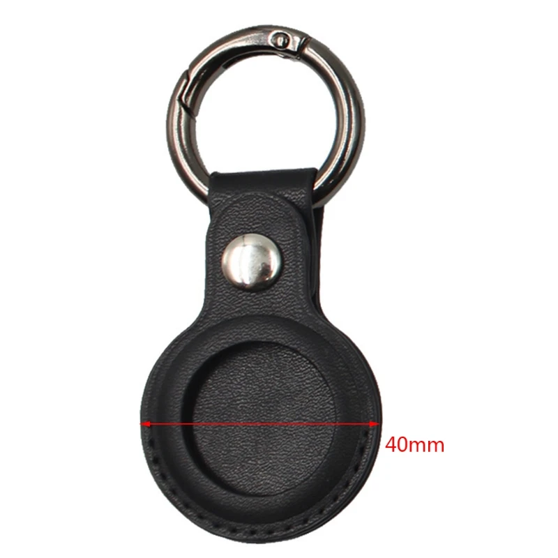 

PU Leather Case Protective Cover Shockproof Shell Location Tracker Protector for AirTags Bluetooth Tracker