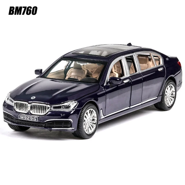 M923G-6-BU 1:24 S600 Limousine Diecasts& Toy Vehicles металлический сплав 6 модель автомобиля с открытой дверью с огнями и звуками игрушки для детей Подарки - Цвет: M923G-6-BU