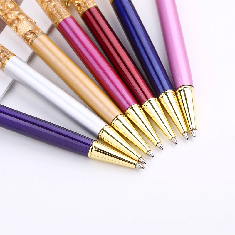Luxury Gold Foil Metal Ballpoint Pen For Kawaii Roller Ball Custom Logo School Writing Office Supply Cute Nurse Stationary Thing |