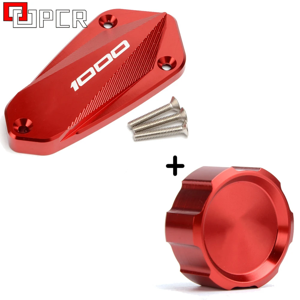 

Motorcycle Accessories For KAWASAKI Z1000 Z 1000 2010-2020 2019 Front & Rear brake Fluid Cylinder Master Reservoir Cover Cap