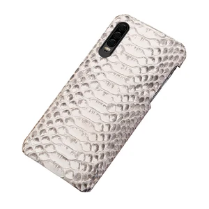 genuine leather phone case for huawei p50plus p50 pro p40 lite p40 pro plus p30 nova7 pro luxury natural python skin back cover free global shipping