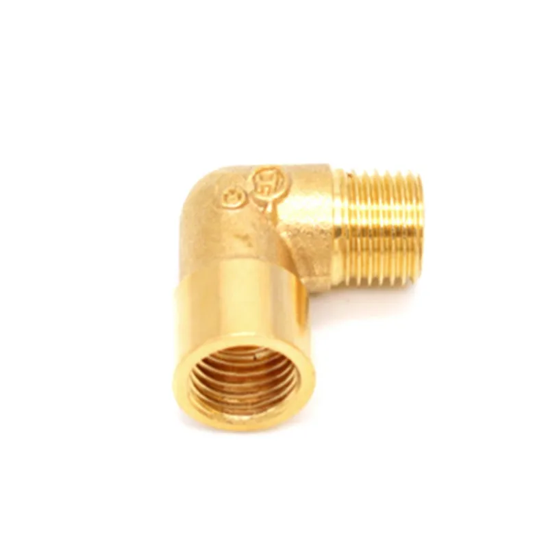 1/8 &quot1/4" 3/8 &quot1/2" 3/4 &quot1" Женский x Мужской резьбой 90 градусов латунный колено