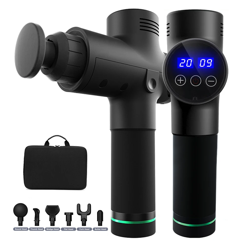 Электрический пистолет для массажа спины глубоких тканей мышечной терапии тела