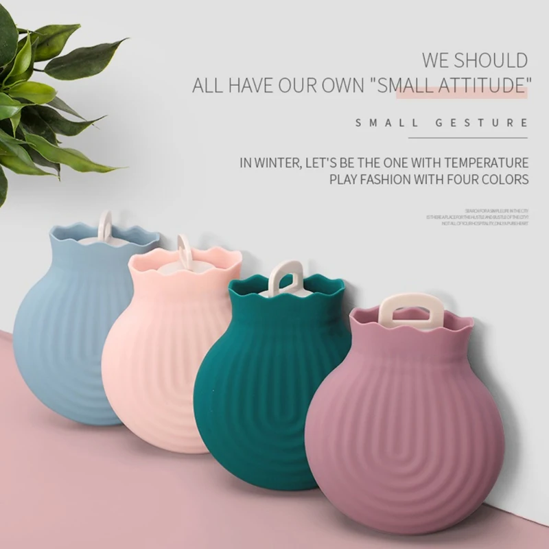 Силиконовая бутылка для горячей воды инъекция грелка рук горячий компресс