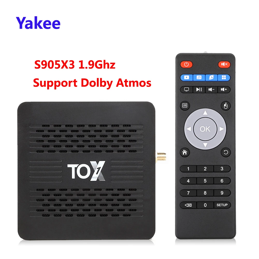ТВ приставка TOX1 Amlogic S905X3 Android 2020 4 + 32 ГБ 9 0 ГГц|ТВ-приставки и медиаплееры| |