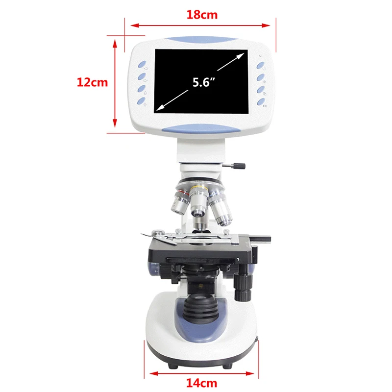 5MP зум 200X-5000X профессиональный электронный цифровой HD биологический лабораторный