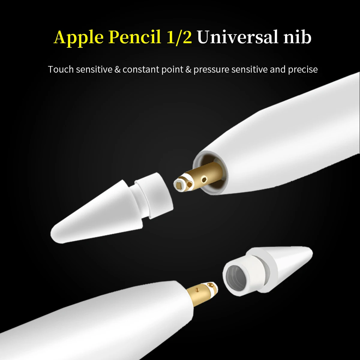 Original Nib for Apple Pencil 1/2 Second Generation Touchscreen Stylus Pen Tip iPad Accessories Replacement Head | Компьютеры и офис