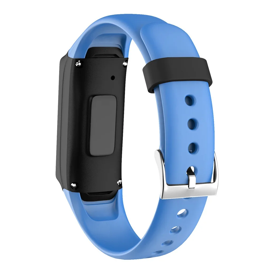 

1pc Kleurrijke Klassieke Zachte Watch Strap Sports Soft Silicone Replacement Smart Watch Band Strap For Samsung Galaxy Fit