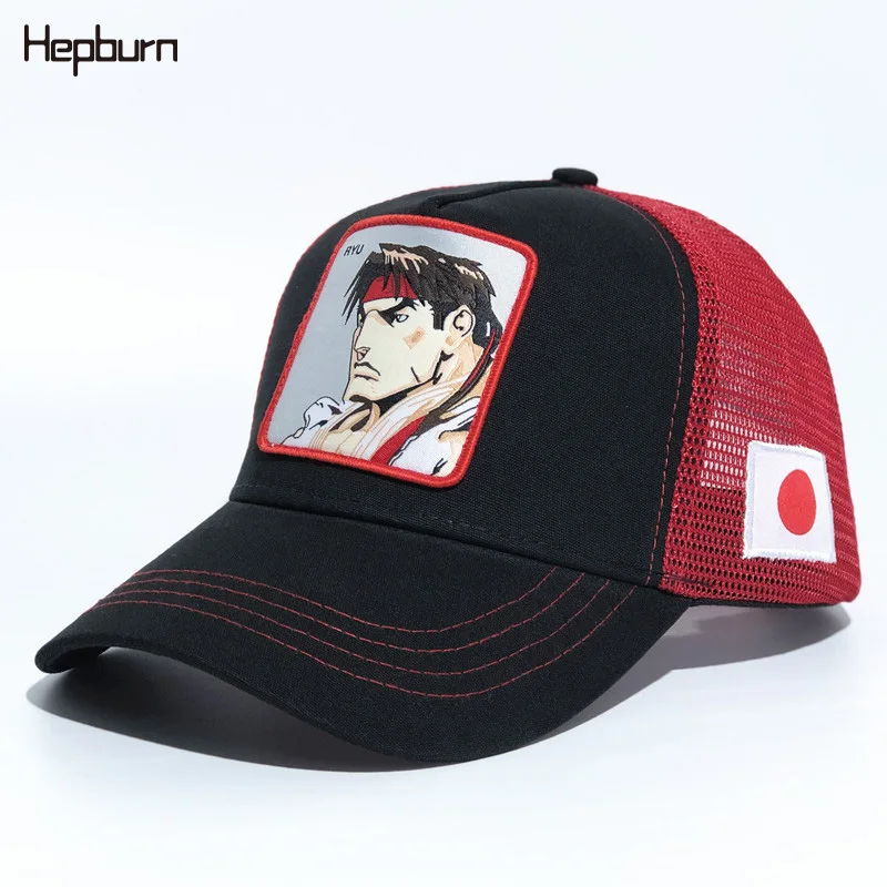 Оптовая Продажа Горячая Ретро вымытая бейсболка Мужская/Женская мультяшная