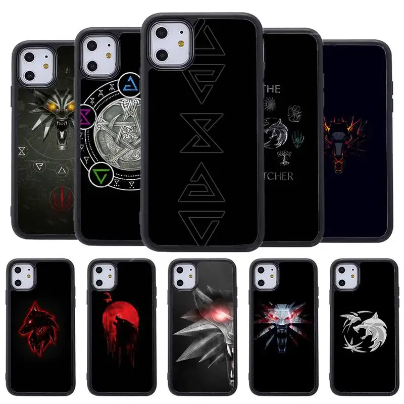 

Hot Game W-Witcher Phone Case For Iphone 5 SE 2020 6 6s 7 8 plus X Xr XS 11 12 13 Mini Pro Max PC Fundas Cover